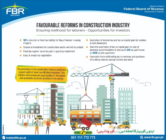 Favourable reforms in construction industry